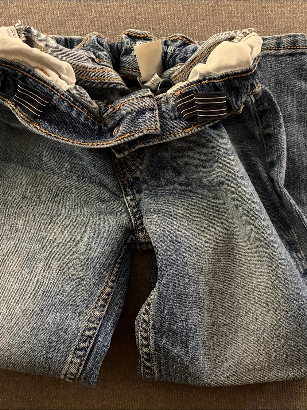 OshKosh B'gosh Faded Blue Kids Jeans with Elastic Waist